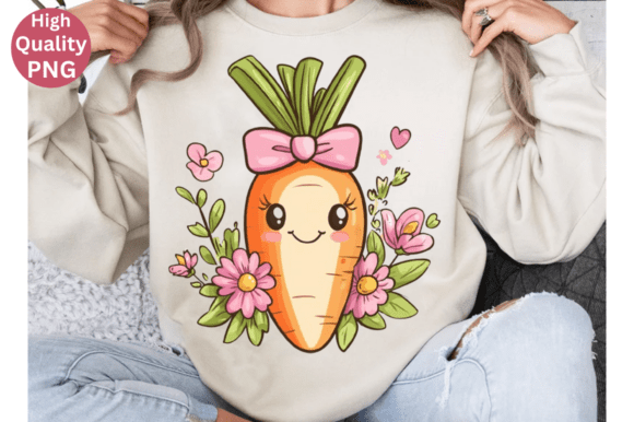 Download Coquette Easter Carrot PNG,Floral Spring - Premium Resources