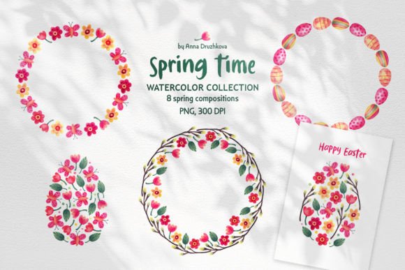 Download Spring Time Watercolor Clipart - Premium Resources